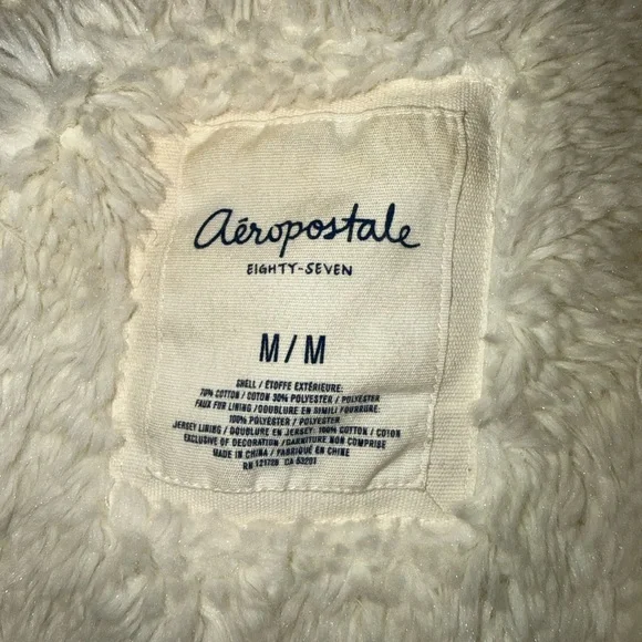 Aeropostale Gray Varsity Team Hoodie - Picture 4 of 5